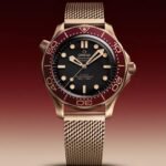 Omega Seamaster Red Ceramic Black Dial Automatic