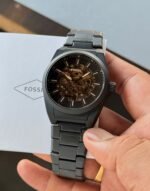 Fossil Everett Skeleton Matte Black Dial - Image 2