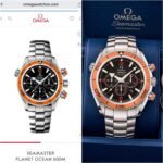 Omega Seamaster Orange-Tone Black Dial Chrono - Image 2