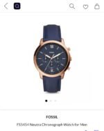 Fossil Blue Dial Chronograph - Image 6