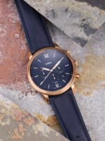Fossil Blue Dial Chronograph - Image 5