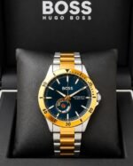 Boss Blue Dial Open-Heart Automatic - Image 5