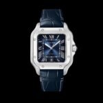 Cartier De Santos Blue Roman gradient Dial - Image 4