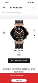 Hublot Big Bang 44mm Black Multifunction Dial - Image 3