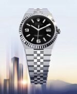 Rolex Black Textured Date Dial - Image 2