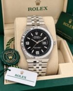 Rolex Black Textured Date Dial - Image 5