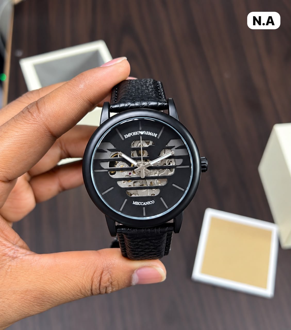 WhatsApp Image 2026-09-28 at 12.38.49 AM (1) Emporio Armani Meccanico Skeleton Dial - Image 1