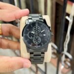 Guess Black Textured Dial Chronograph - Image 4