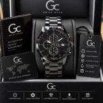 Guess Black Textured Dial Chronograph - Image 3