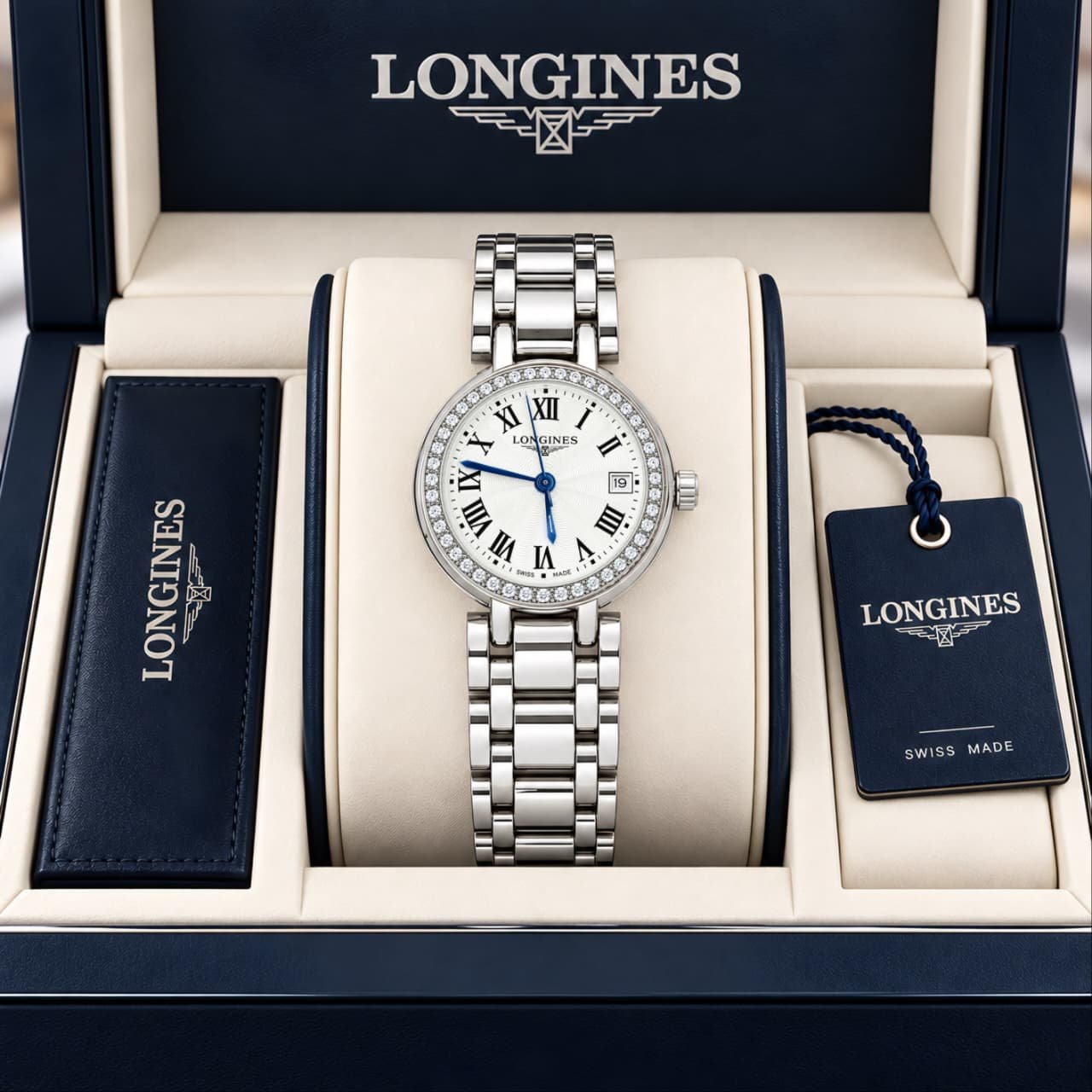 WhatsApp Image 2026-09-30 at 10.10.45 PM Longines PrimaLuna 28mm White Dial - Image 1