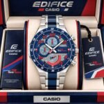 Casio Edifice Scuderia Red & Blue 45mm Chrono