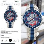 Casio Edifice Scuderia Red & Blue 45mm Chrono - Image 3