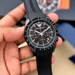 Emporio Armani White Dial Quartz Chrono