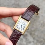 Cartier Tank 42MM Gold Case White Dial - Image 4