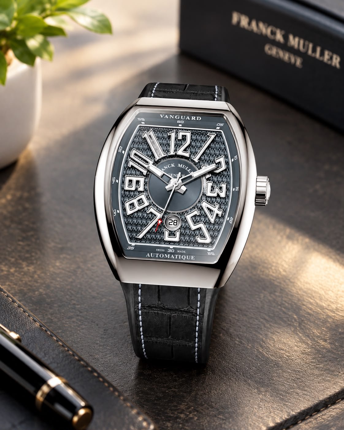 WhatsApp Image 2026-10-01 at 7.55.42 PM (1) Franck Muller Vanguard Grey Dial - Image 1