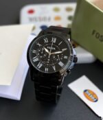 Fossil 44mm Black Quartz Chronograph - Image 3