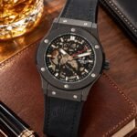 Hublot Black Skeleton Dial Automatic