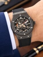 Hublot Black Skeleton Dial Automatic - Image 5