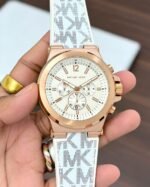 Michael Kors Dylan White Chronograph - Image 4