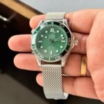 Omega Seamaster Silver Green Dial Automatic