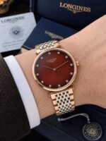Longines Brown Sunray Dial - Image 2