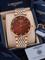 Longines Brown Sunray Dial