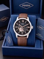 Fossil Townsman Silver Skeleton Automatic - Image 3