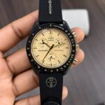 Omega MoonSwatch Black & Champagne Chrono