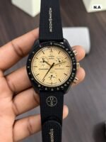Omega MoonSwatch Black & Champagne Chrono