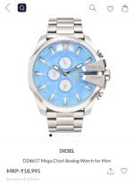 Diesel Mega Chief Blue Dial 51mm - Image 2
