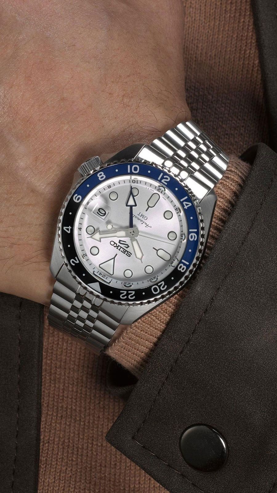 WhatsApp Image 2026-10-04 at 1.20.02 AM (1) Seiko GMT Silver White Analog Dial - Image 1