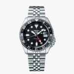 Seiko GMT Black Analog Dial