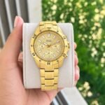 Fossil Garrett Gold-Tone Chronograph - Image 2