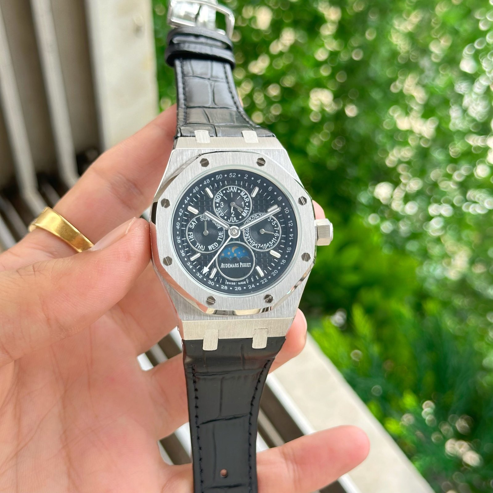 WhatsApp Image 2026-10-04 at 1.21.26 AM Audemars Piguet Moon Phase Black Dial - Image 1