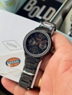 Fossil Eevie Black Multifunction Chrono Dial - Image 2