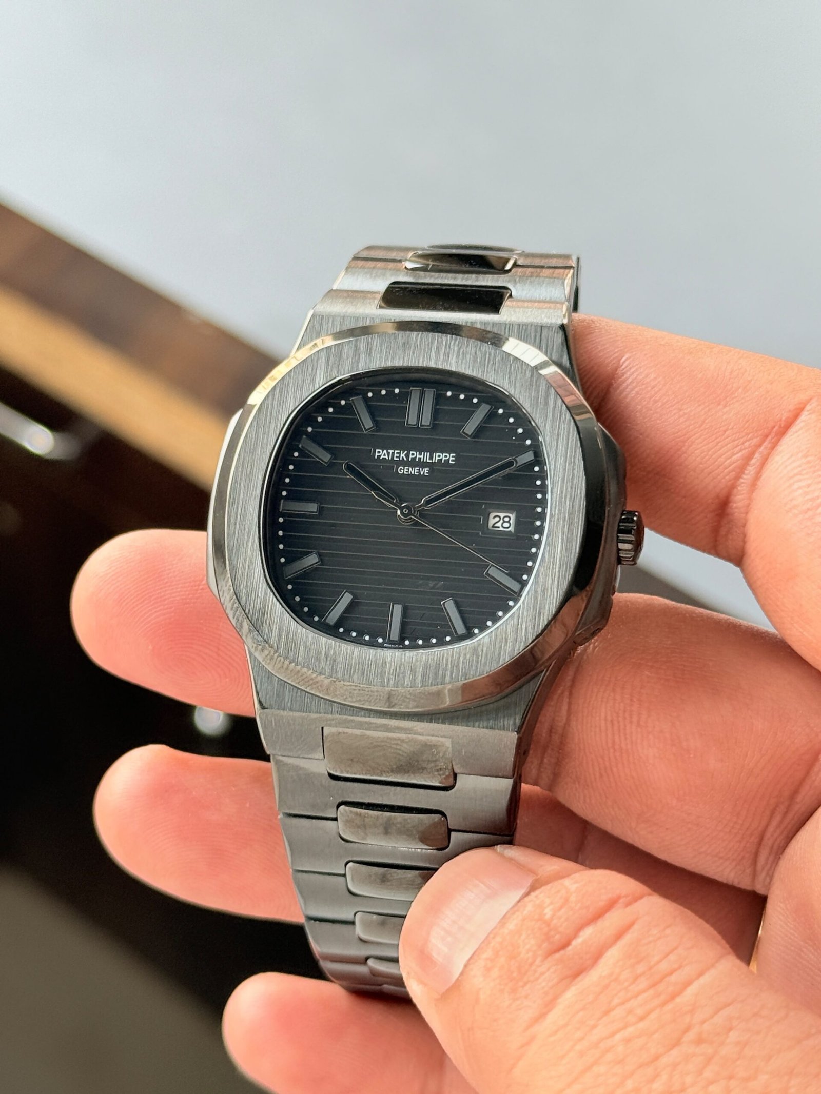 WhatsApp Image 2026-10-18 at 5.55.20 PM (1) Patek Philippe Nautilus 42mm Black Dial - Image 1