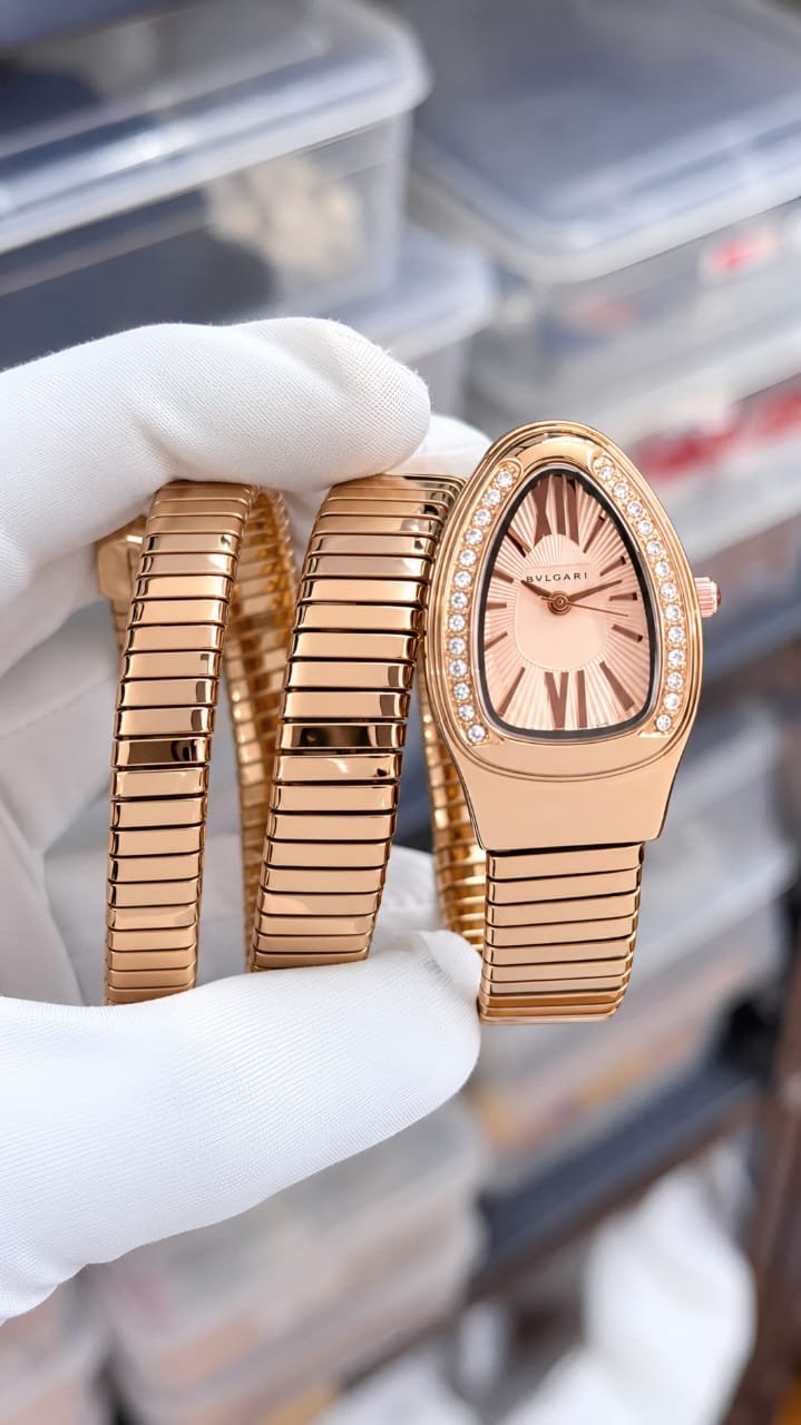 WhatsApp Image 2026-10-18 at 5.55.48 PM (1) Bvlgari Serpenti 35mm Rose Gold Pink Dial - Image 1