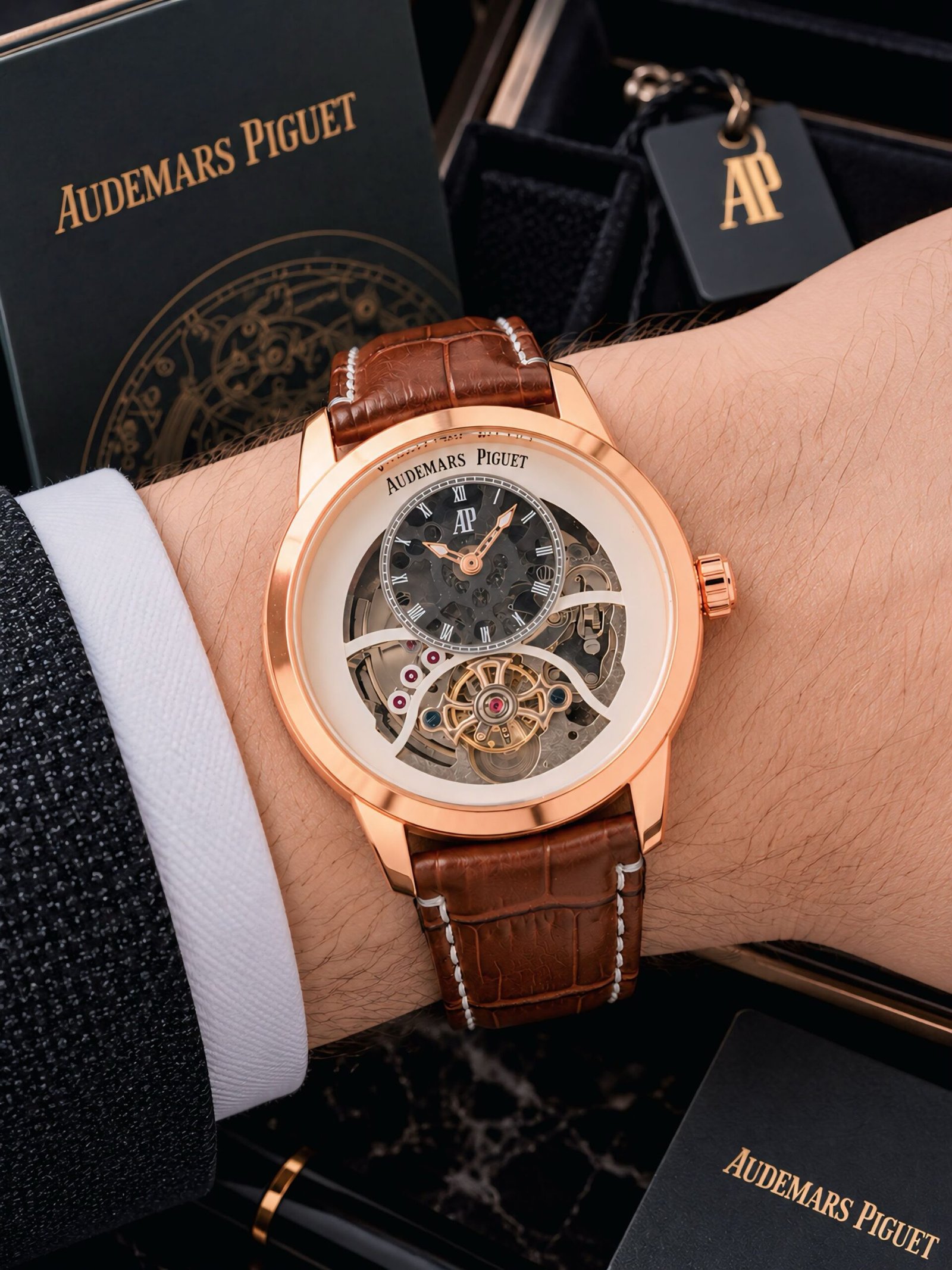 WhatsApp Image 2026-10-18 at 5.57.21 PM (1) Audemars Piguet Tourbillon Automatic Brown - Image 1