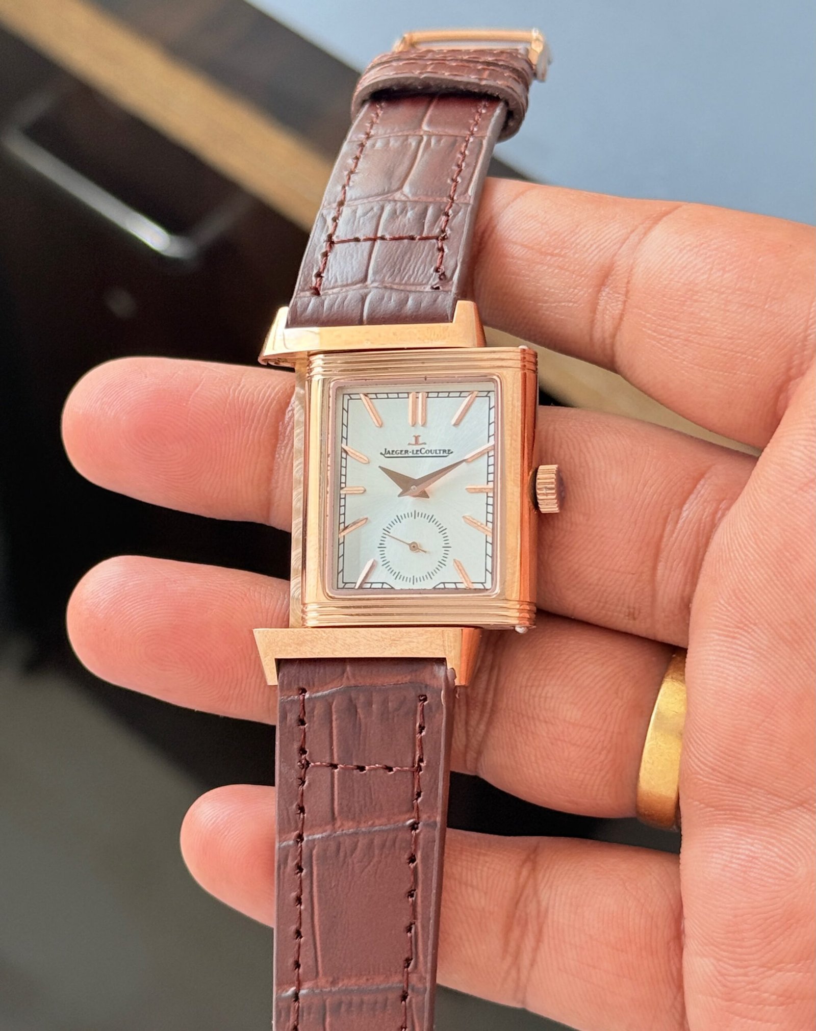 WhatsApp Image 2026-10-18 at 5.57.48 PM (1) Jaeger-LeCoultre Reverso Tribute Brown - Image 1