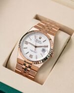 Rolex Land-Dweller 41mm Rose Gold Tone White Dial