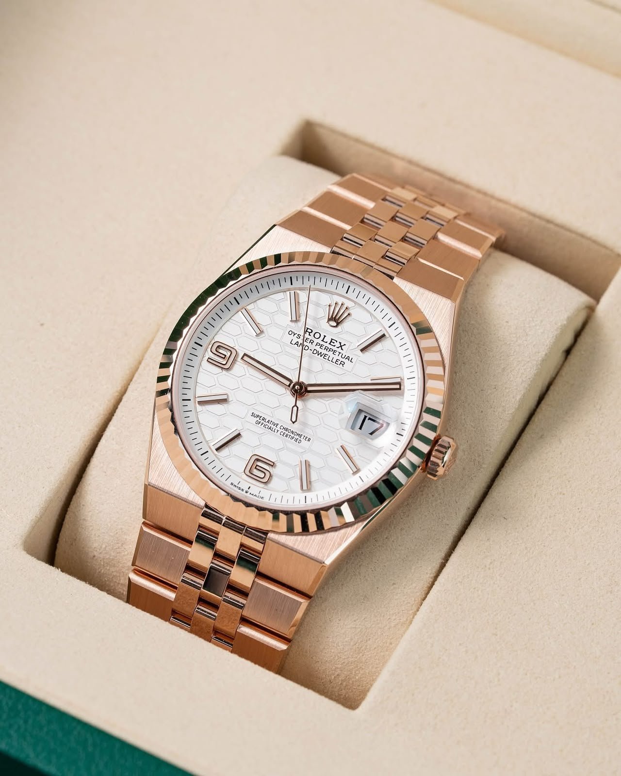WhatsApp Image 2026-10-21 at 2.14.00 AM Rolex Land-Dweller 41mm Rose Gold Tone White Dial - Image 1