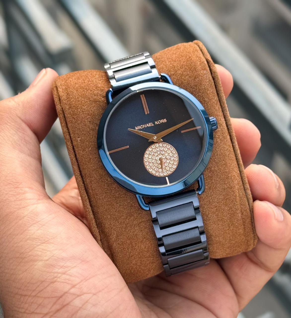 WhatsApp Image 2026-10-21 at 2.14.15 AM Michael Kors Jaryn 38mm Blue Dial - Image 1