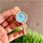 Emporio Armani Rose Gold Turquoise Dial - Image 2