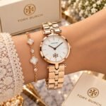 Tory Burch Kira Rose Gold White Dial - Image 3