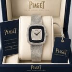 Piaget Crystal Black Dial Silver Tone - Image 4