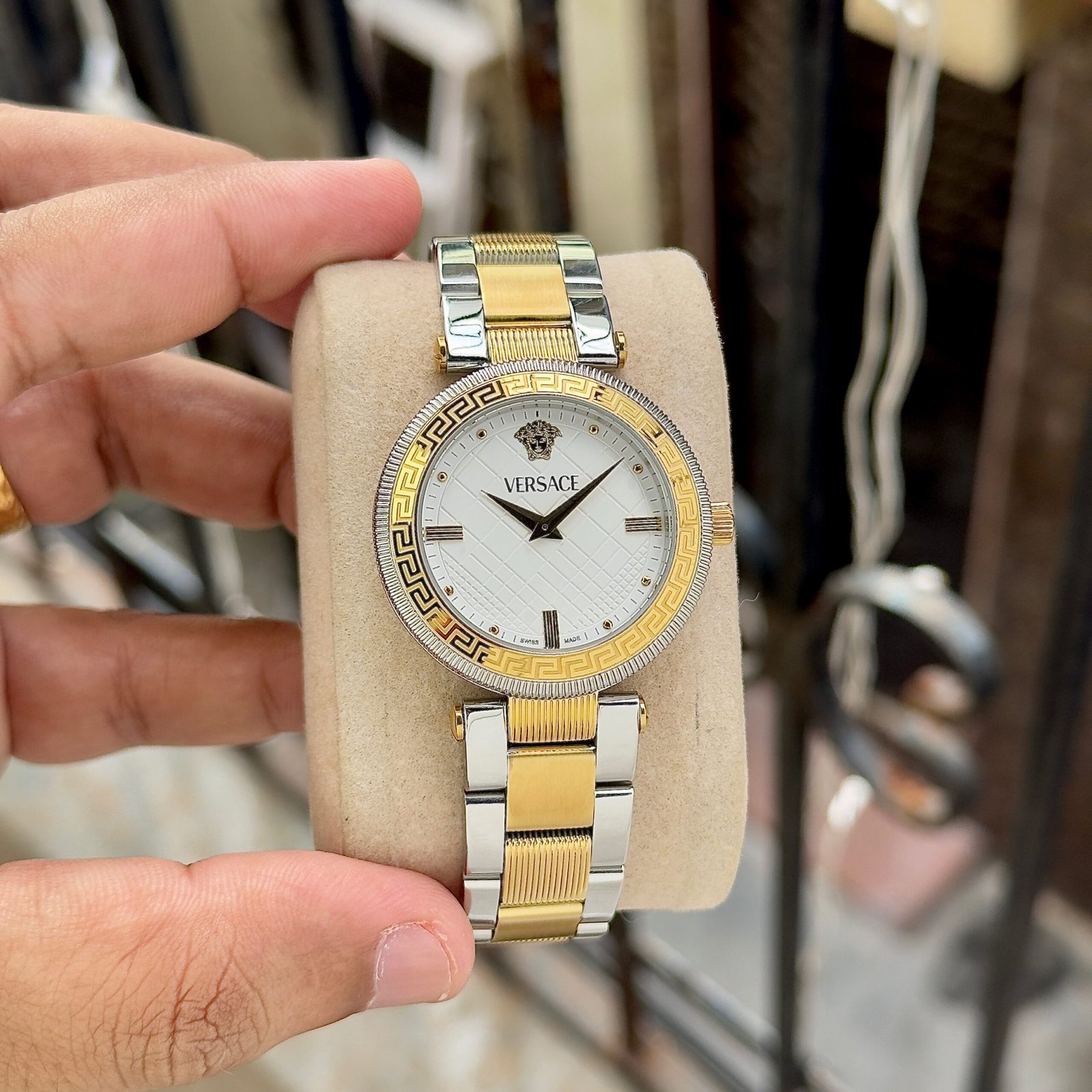 WhatsApp Image 2026-10-21 at 2.18.13 AM (2) Versace Reve Gold and Silver Tone - Image 1