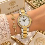 Versace Reve Gold and Silver Tone - Image 4