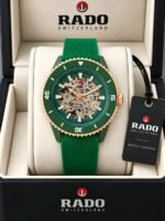 Rado Captain Cook 42mm Green and Rose Gold Automatic - Image 5