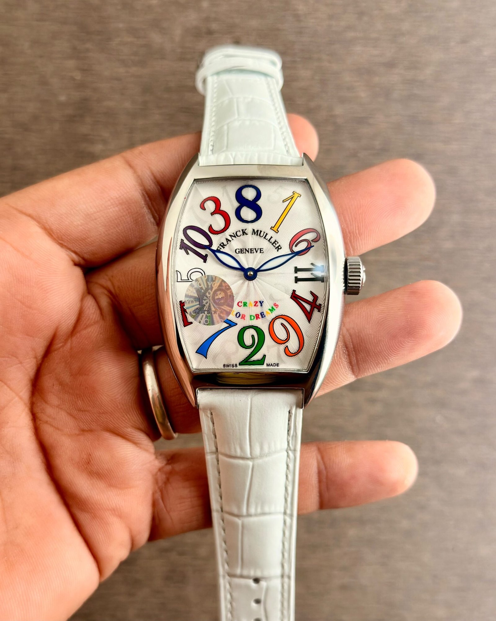WhatsApp Image 2026-10-21 at 2.22.18 AM Franck Muller Geneve Crazy Hours White Dial - Image 1