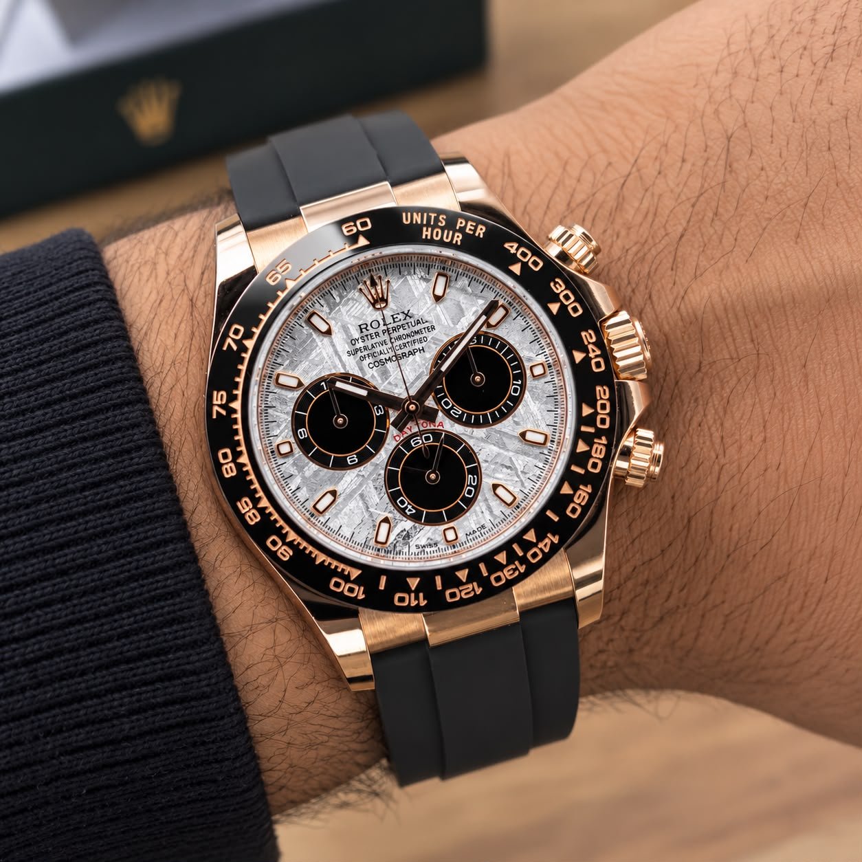 WhatsApp Image 2026-10-21 at 2.23.31 AM Rolex Cosmograph Daytona Meteorite-Style Dial - Image 1